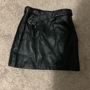 Leather skirt
